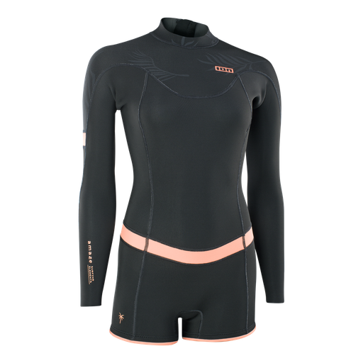 [IO48223-4554] ION Women's Wetsuit Amaze Shorty 2.0 Long Sleeve Back Zip 2022